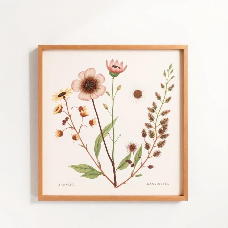 Native Wildflower Print